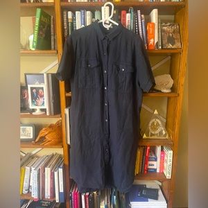 Alex Mill Black Shirt Dress